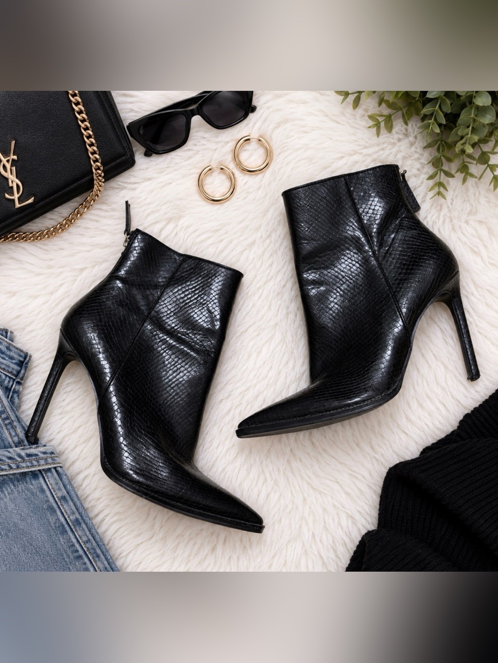 Odella Pointed Toe Stiletto Ankle Boots